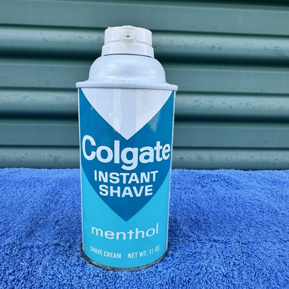 Vintage Colgate Instant Shave Menthol‎ Shaving Cream 11 oz
